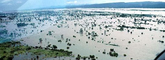 Flooding in the Zambezi valley
