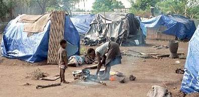 Chupanga camp, Mozambique