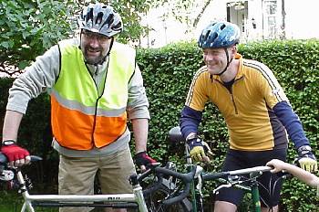 Roger and John at the start of Day 13